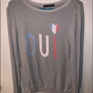 Ouí grey Wildfox sweatshirt!!